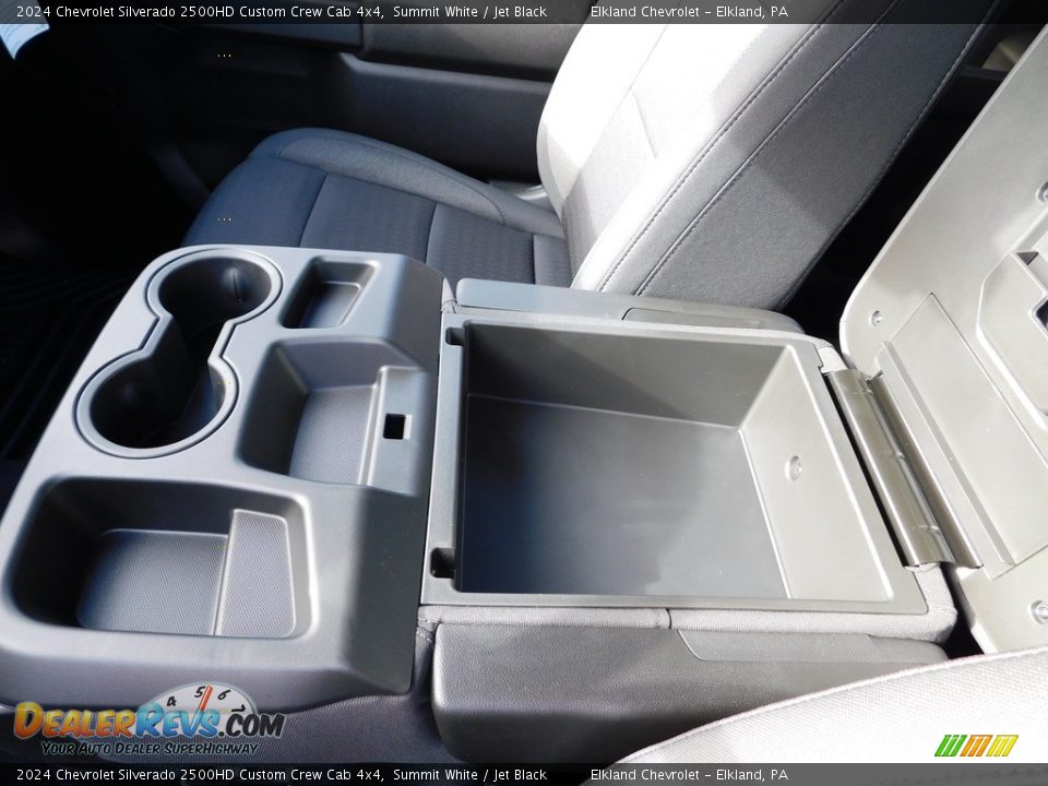 2024 Chevrolet Silverado 2500HD Custom Crew Cab 4x4 Summit White / Jet Black Photo #35