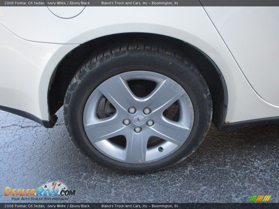 2008 Pontiac G6 Sedan Ivory White / Ebony Black Photo #19