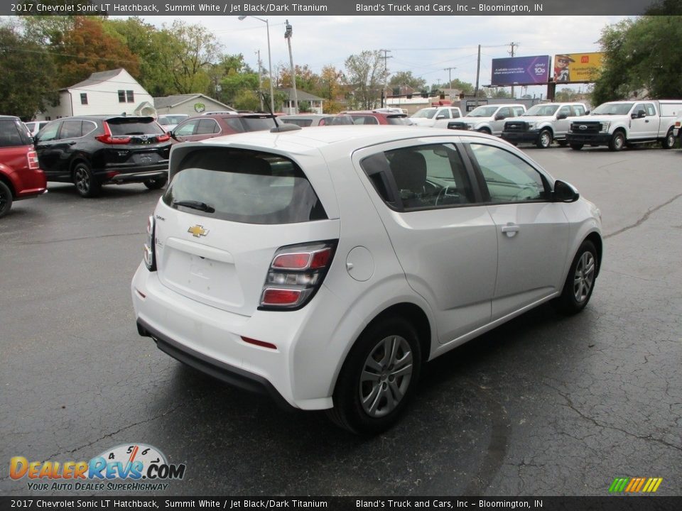 2017 Chevrolet Sonic LT Hatchback Summit White / Jet Black/Dark Titanium Photo #4