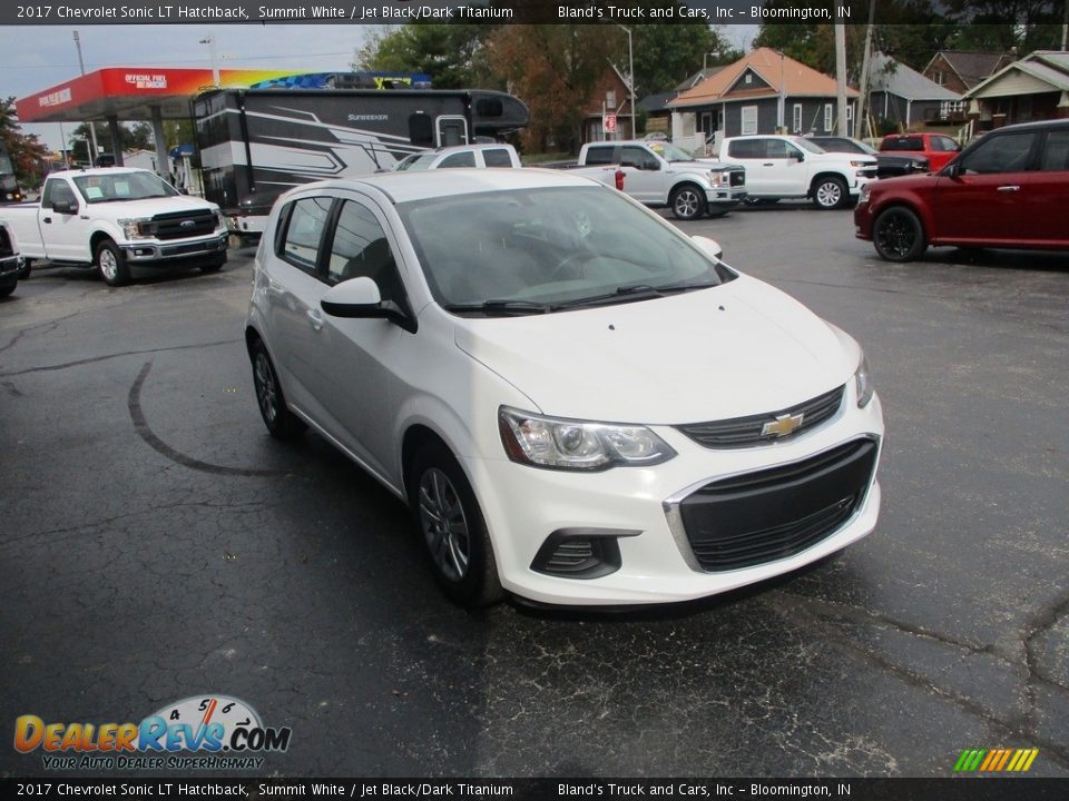 2017 Chevrolet Sonic LT Hatchback Summit White / Jet Black/Dark Titanium Photo #5