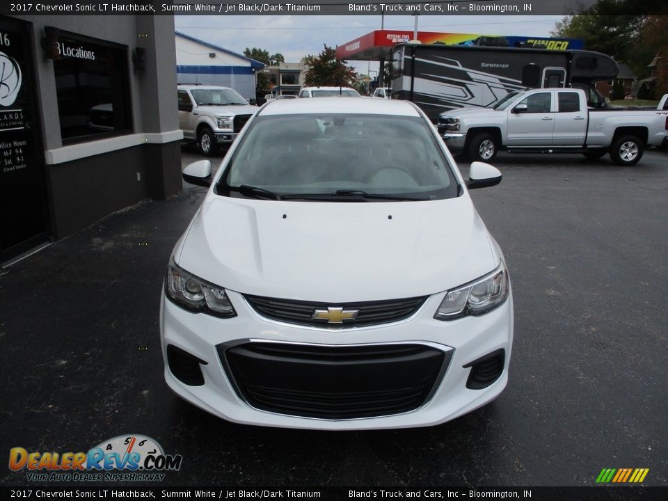 2017 Chevrolet Sonic LT Hatchback Summit White / Jet Black/Dark Titanium Photo #17