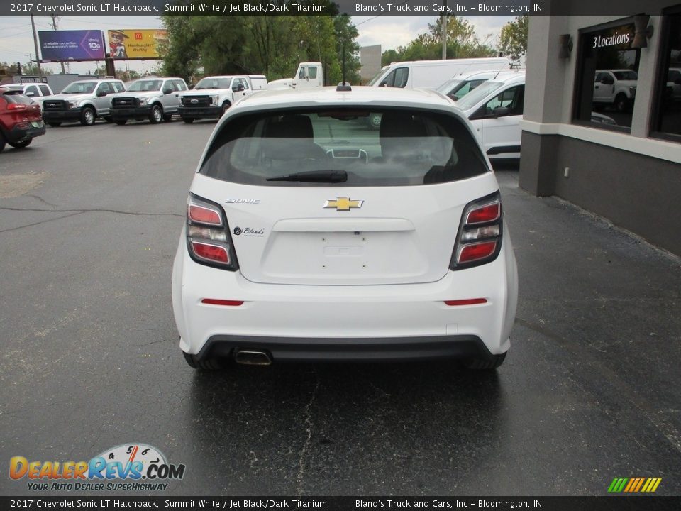 2017 Chevrolet Sonic LT Hatchback Summit White / Jet Black/Dark Titanium Photo #18