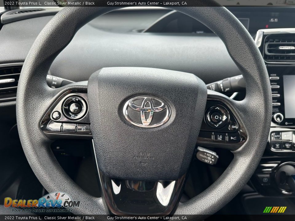 2022 Toyota Prius L Steering Wheel Photo #8