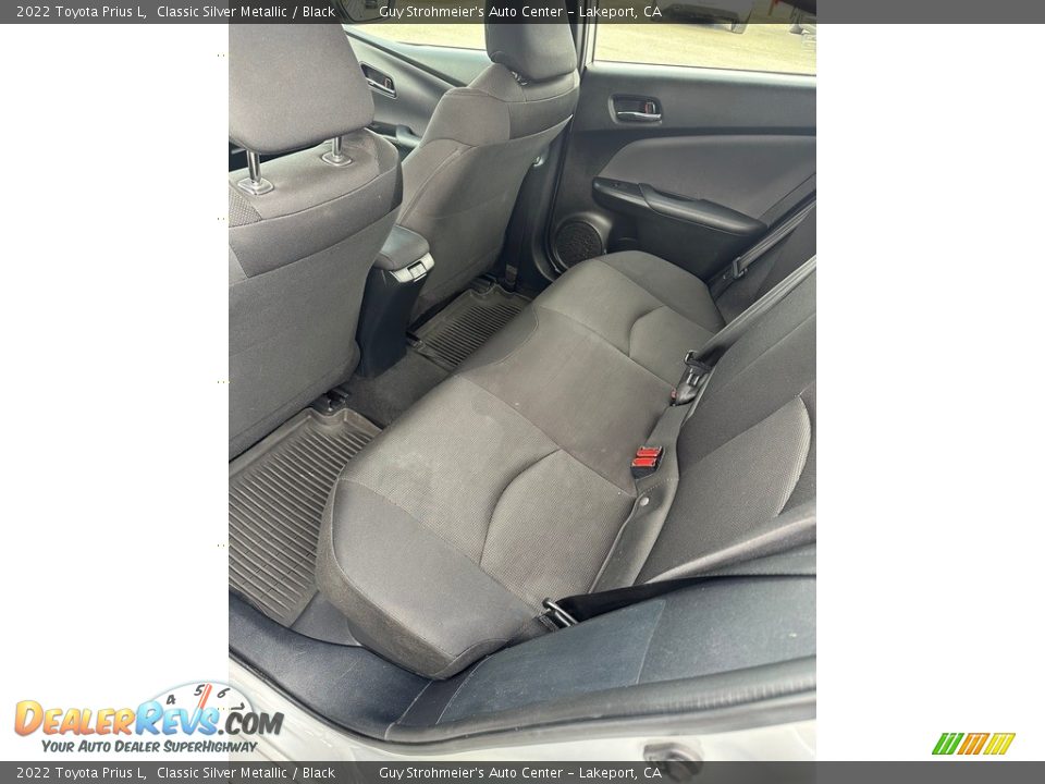 Rear Seat of 2022 Toyota Prius L Photo #14