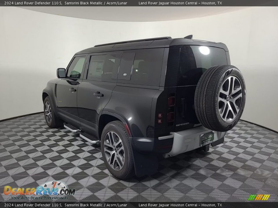 2024 Land Rover Defender 110 S Santorini Black Metallic / Acorn/Lunar Photo #10