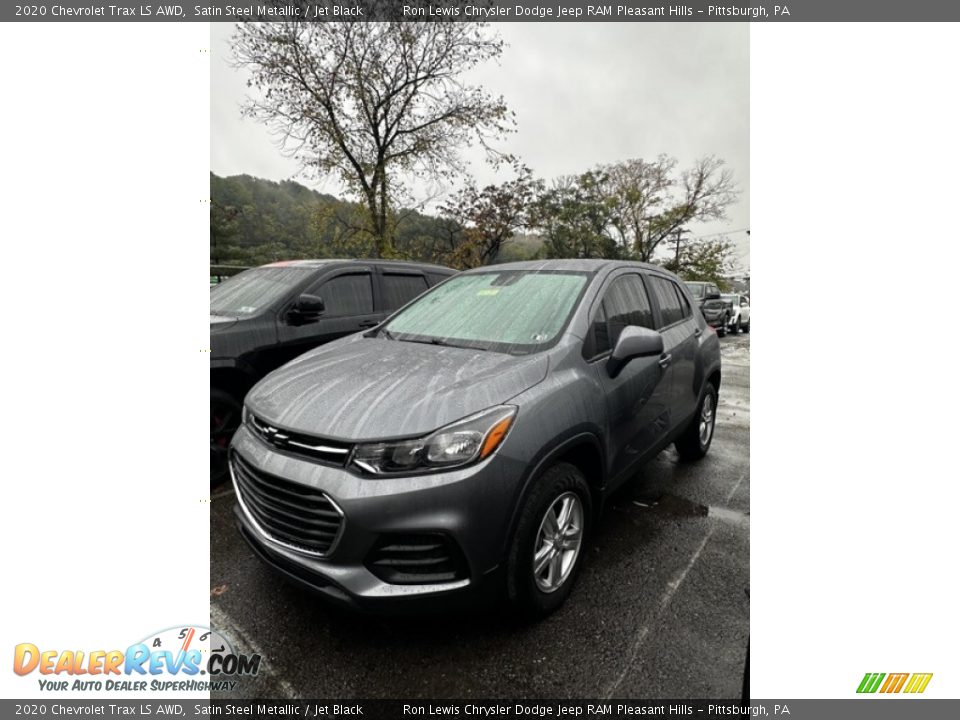 2020 Chevrolet Trax LS AWD Satin Steel Metallic / Jet Black Photo #3