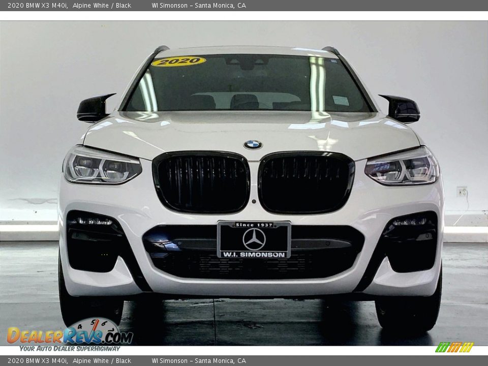 Alpine White 2020 BMW X3 M40i Photo #2