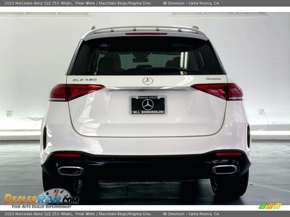 2020 Mercedes-Benz GLE 350 4Matic Polar White / Macchiato Beige/Magma Grey Photo #3