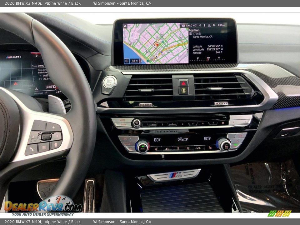 Controls of 2020 BMW X3 M40i Photo #5