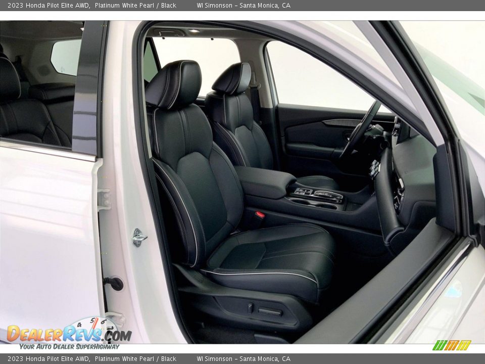 Front Seat of 2023 Honda Pilot Elite AWD Photo #6