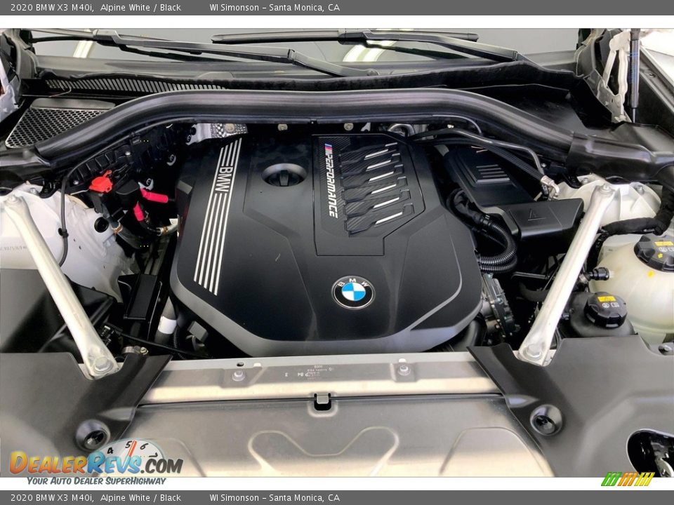 2020 BMW X3 M40i 3.0 Liter M TwinPower Turbocharged DOHC 24-Valve Inline 6 Cylinder Engine Photo #9