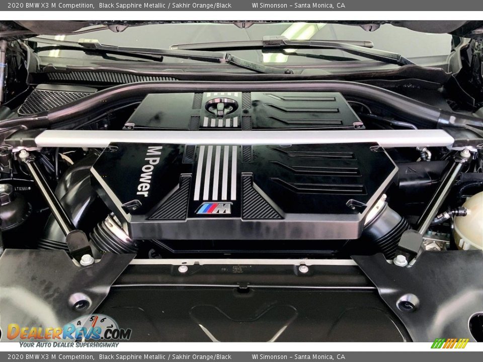 2020 BMW X3 M Competition 3.0 Liter M TwinPower Turbocharged DOHC 24-Valve Inline 6 Cylinder Engine Photo #9