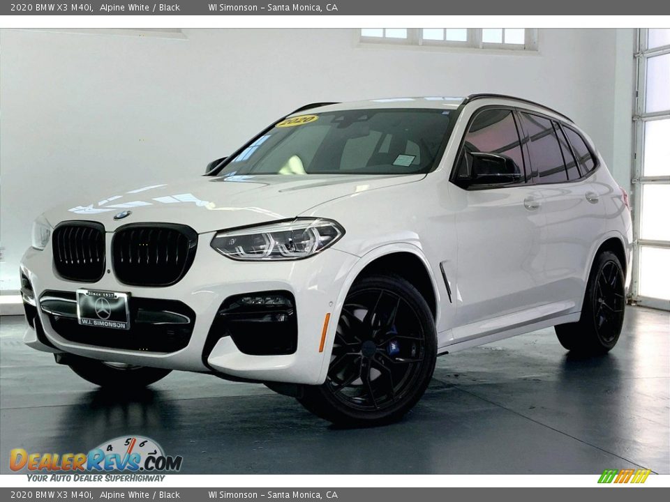 Alpine White 2020 BMW X3 M40i Photo #12