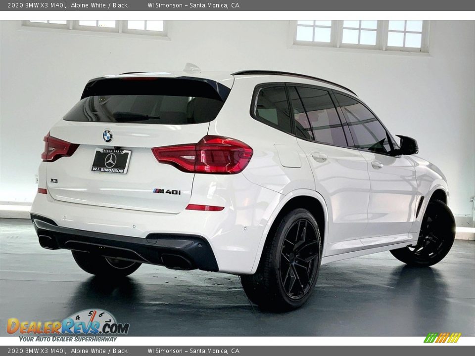 Alpine White 2020 BMW X3 M40i Photo #13