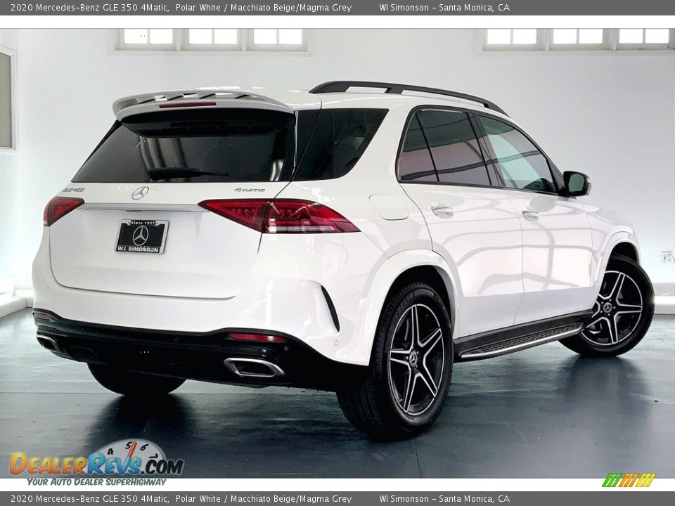 2020 Mercedes-Benz GLE 350 4Matic Polar White / Macchiato Beige/Magma Grey Photo #13