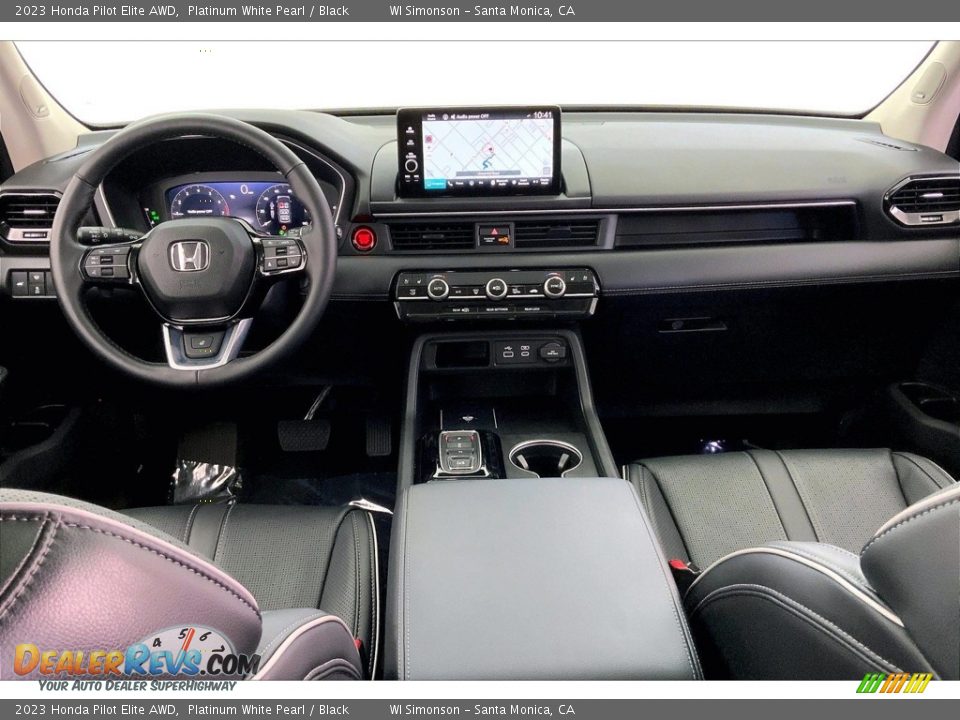 Black Interior - 2023 Honda Pilot Elite AWD Photo #15