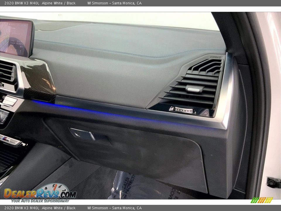 Dashboard of 2020 BMW X3 M40i Photo #16