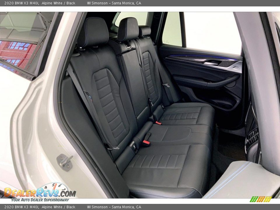 Rear Seat of 2020 BMW X3 M40i Photo #19