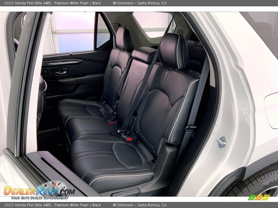 Rear Seat of 2023 Honda Pilot Elite AWD Photo #20