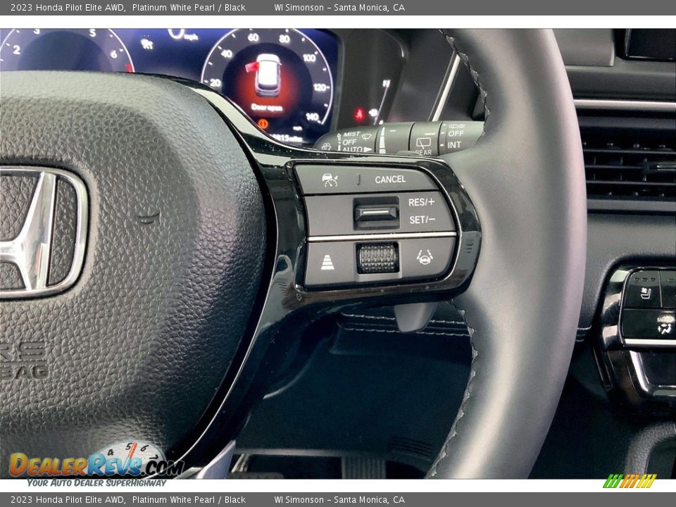 2023 Honda Pilot Elite AWD Steering Wheel Photo #22