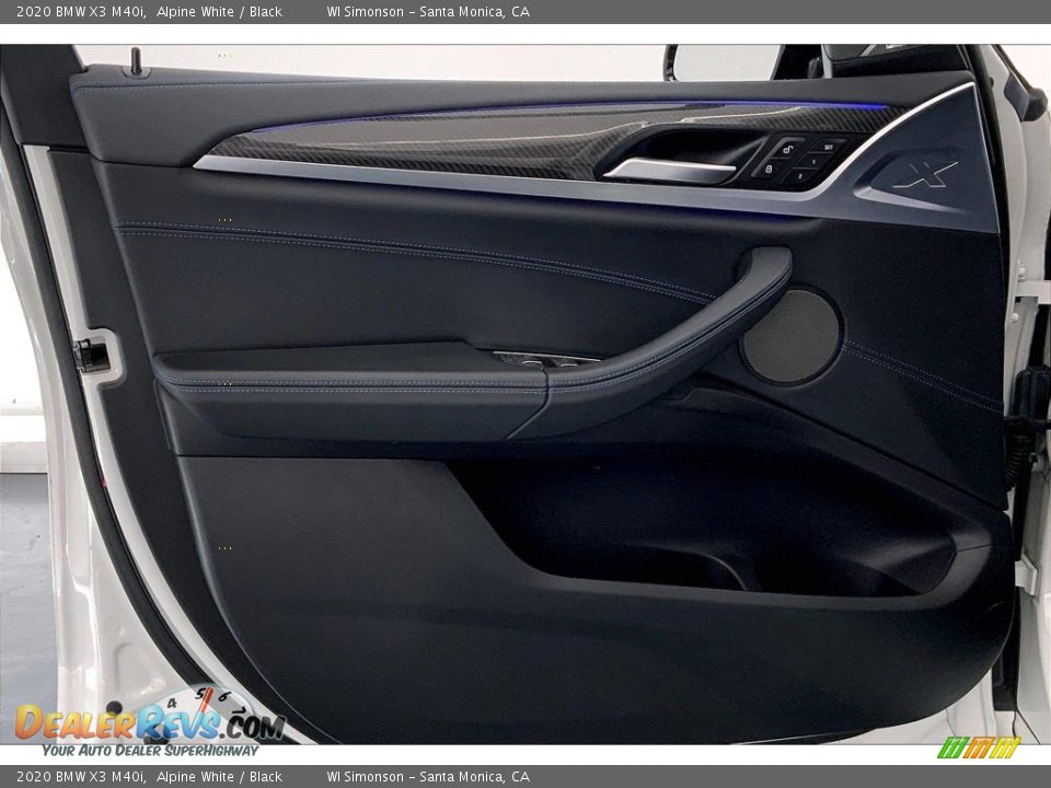 Door Panel of 2020 BMW X3 M40i Photo #26