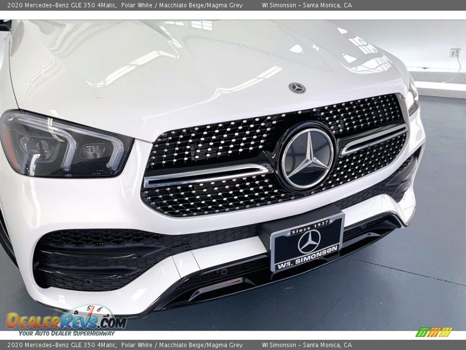 2020 Mercedes-Benz GLE 350 4Matic Polar White / Macchiato Beige/Magma Grey Photo #30