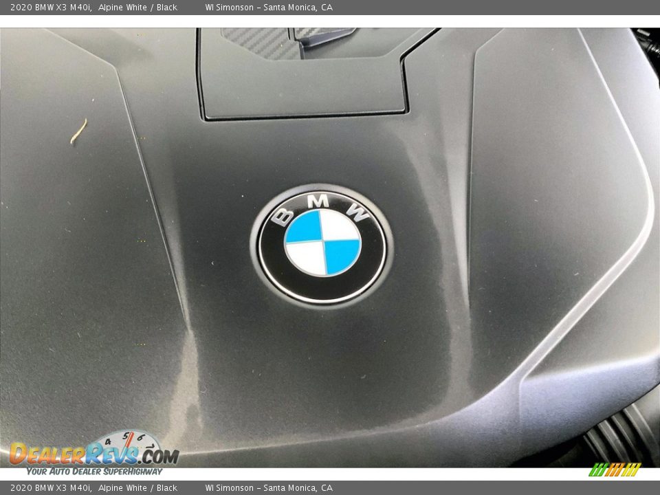 2020 BMW X3 M40i Alpine White / Black Photo #32