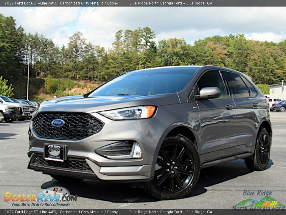Front 3/4 View of 2022 Ford Edge ST-Line AWD Photo #1