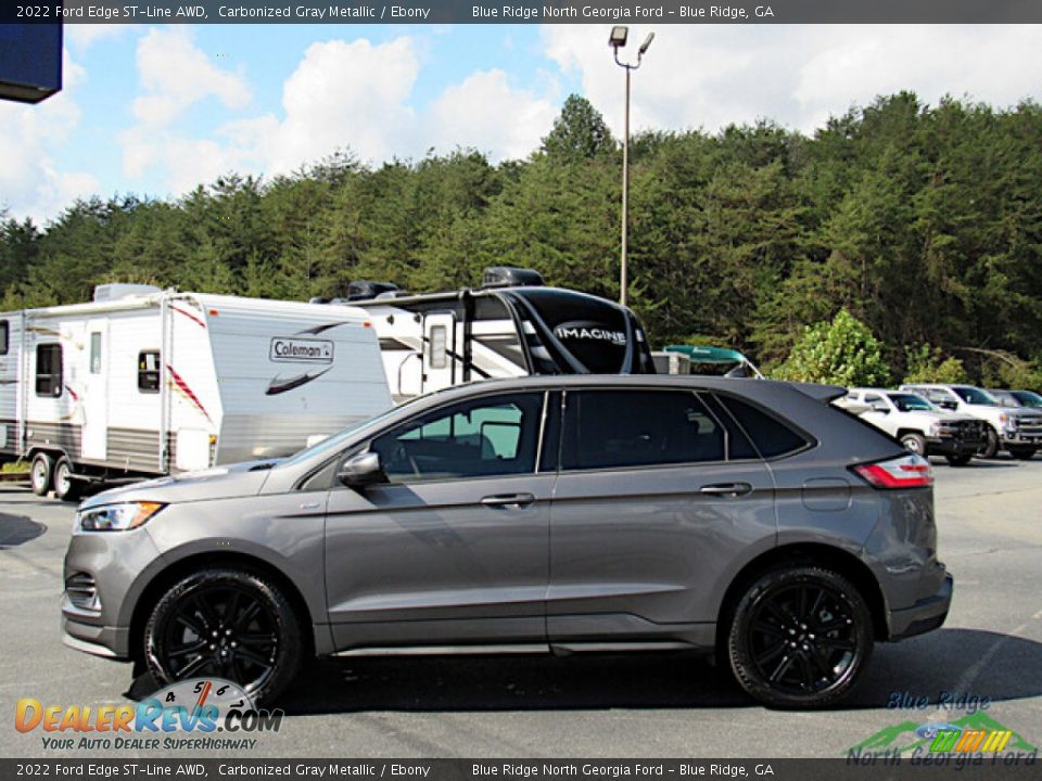 Carbonized Gray Metallic 2022 Ford Edge ST-Line AWD Photo #2