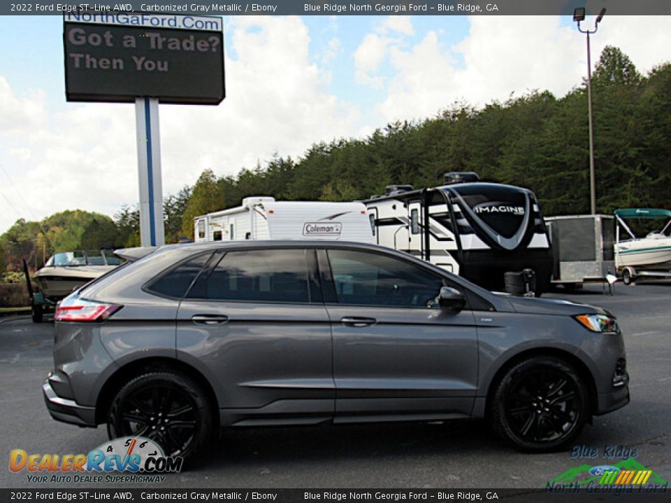 2022 Ford Edge ST-Line AWD Carbonized Gray Metallic / Ebony Photo #6