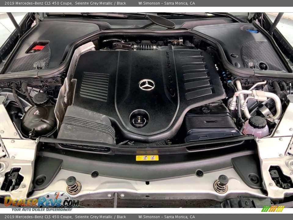 2019 Mercedes-Benz CLS 450 Coupe Selenite Grey Metallic / Black Photo #9