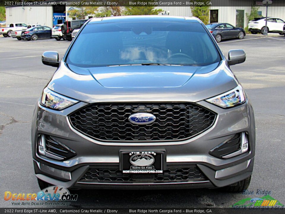 2022 Ford Edge ST-Line AWD Carbonized Gray Metallic / Ebony Photo #8