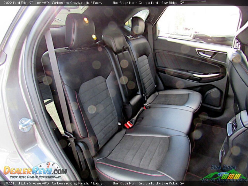 Rear Seat of 2022 Ford Edge ST-Line AWD Photo #13