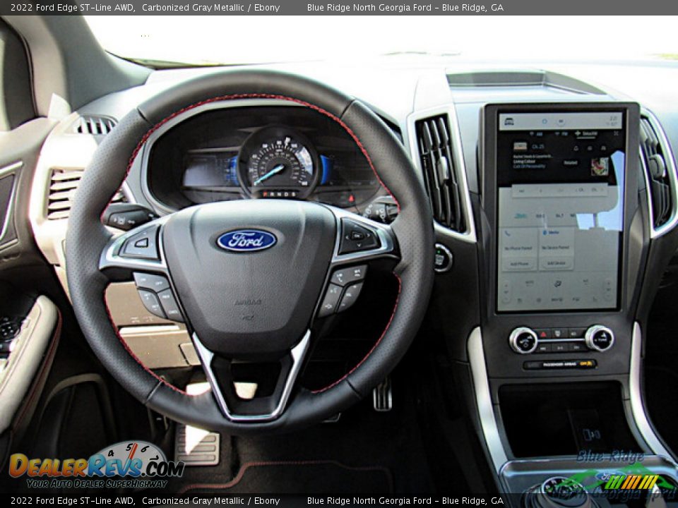 Dashboard of 2022 Ford Edge ST-Line AWD Photo #15