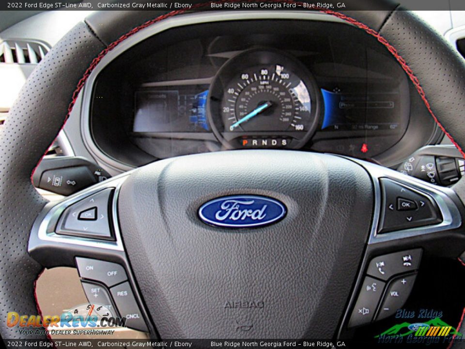 2022 Ford Edge ST-Line AWD Steering Wheel Photo #18
