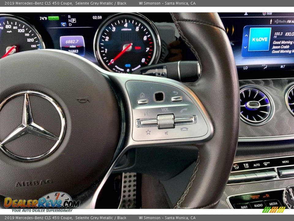 2019 Mercedes-Benz CLS 450 Coupe Selenite Grey Metallic / Black Photo #22