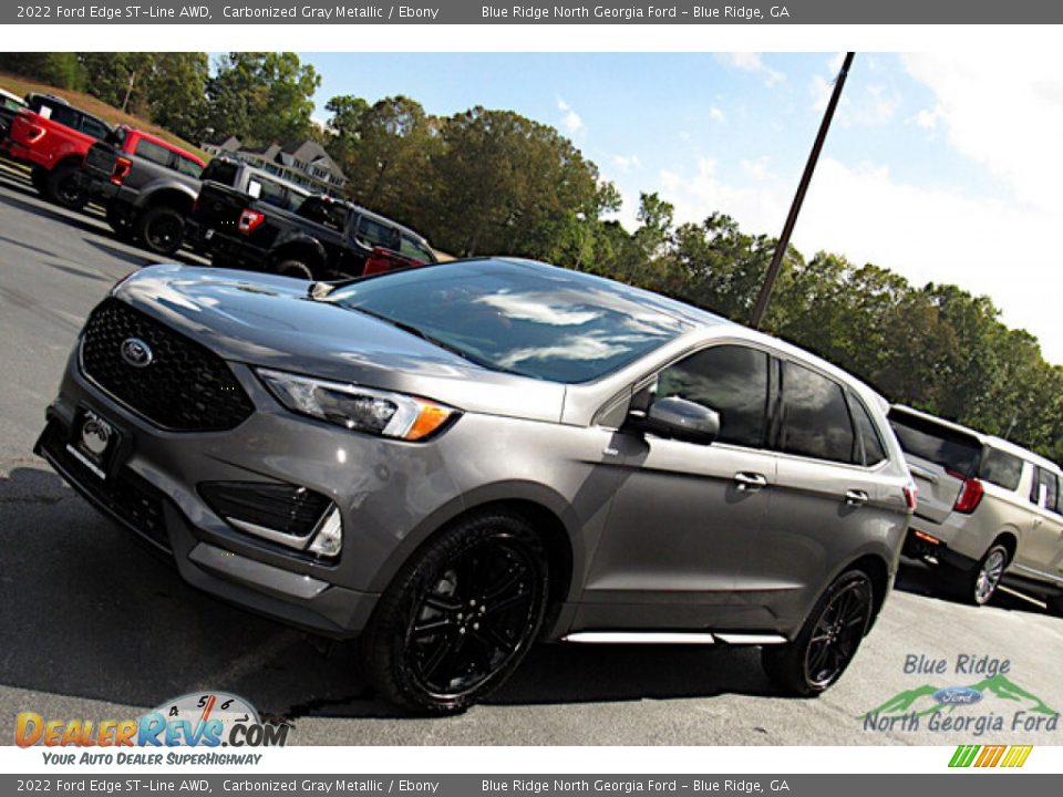 2022 Ford Edge ST-Line AWD Carbonized Gray Metallic / Ebony Photo #26