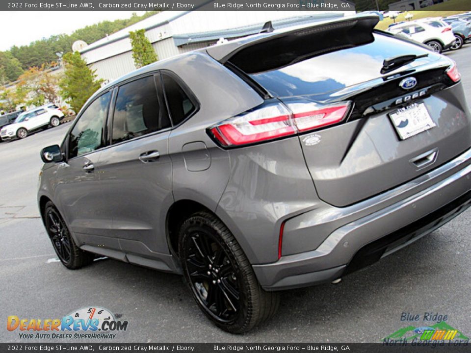 2022 Ford Edge ST-Line AWD Carbonized Gray Metallic / Ebony Photo #29