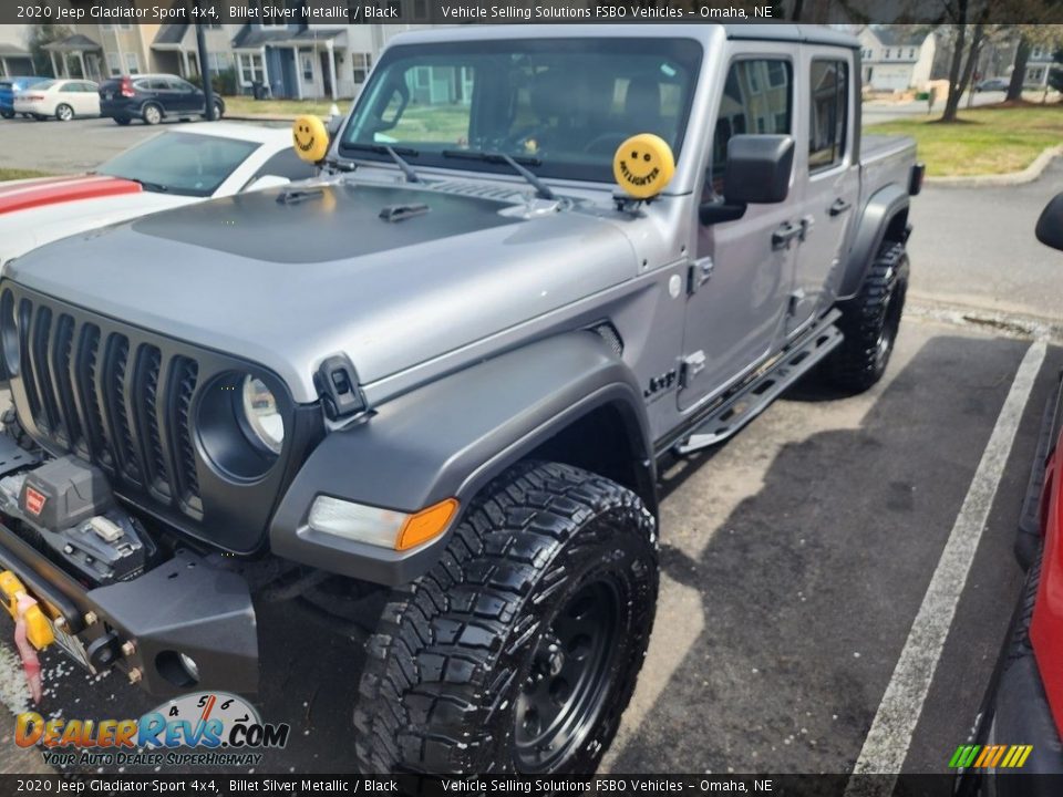 2020 Jeep Gladiator Sport 4x4 Billet Silver Metallic / Black Photo #2