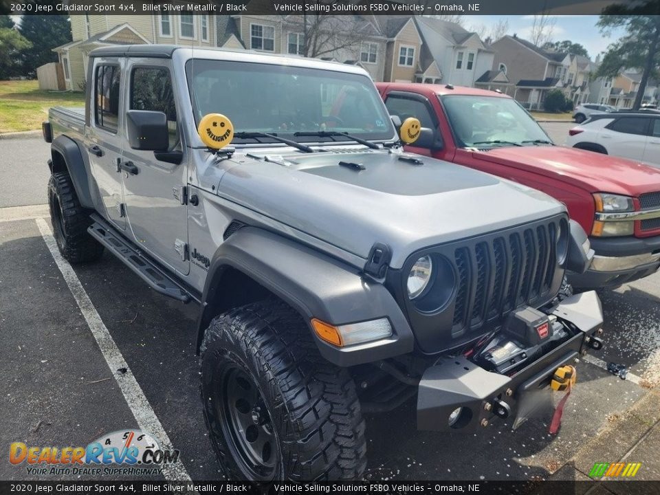 2020 Jeep Gladiator Sport 4x4 Billet Silver Metallic / Black Photo #6