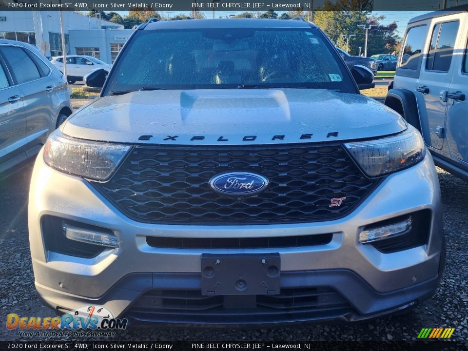 2020 Ford Explorer ST 4WD Iconic Silver Metallic / Ebony Photo #2