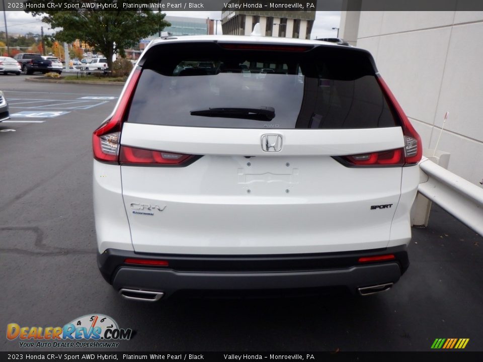 2023 Honda CR-V Sport AWD Hybrid Platinum White Pearl / Black Photo #8