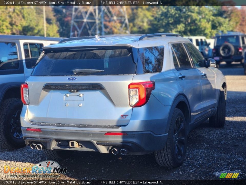 2020 Ford Explorer ST 4WD Iconic Silver Metallic / Ebony Photo #3