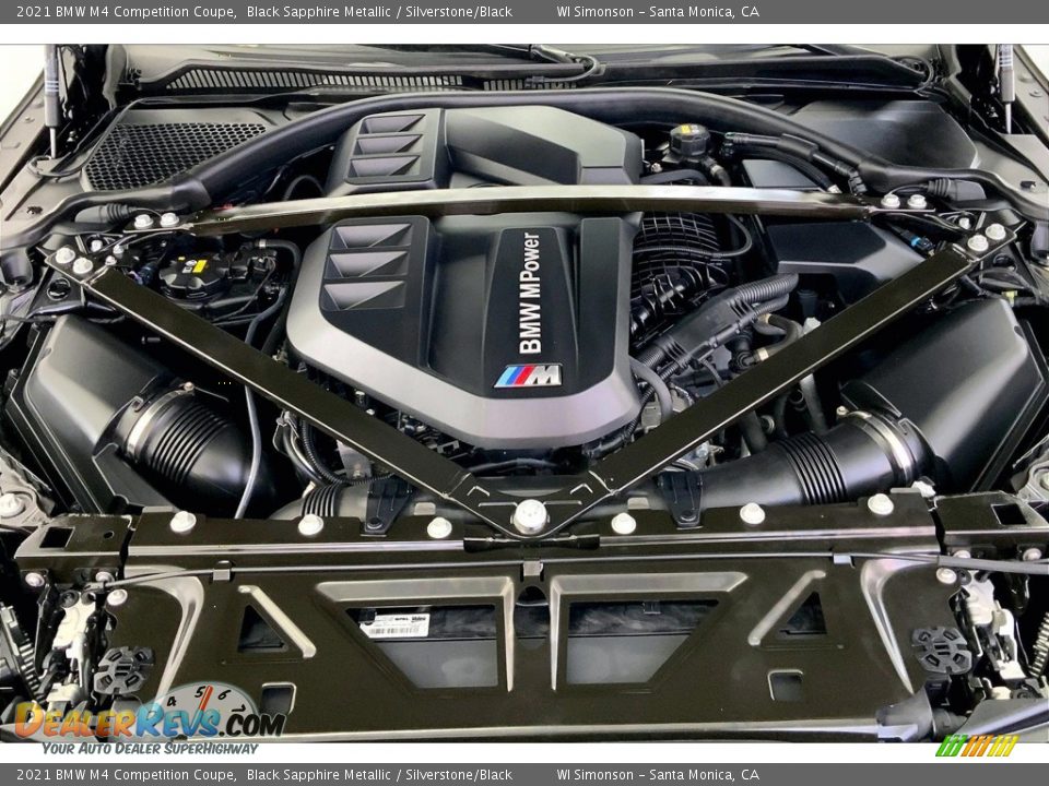 2021 BMW M4 Competition Coupe 3.0 Liter M TwinPower Turbocharged DOHC 24-Valve Inline 6 Cylinder Engine Photo #9