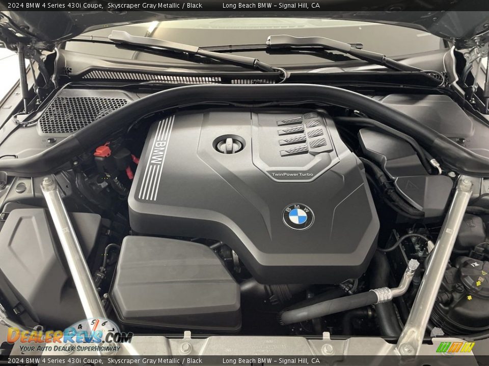 2024 BMW 4 Series 430i Coupe 2.0 Liter DI TwinPower Turbocharged DOHC 16-Valve VVT 4 Cylinder Engine Photo #9