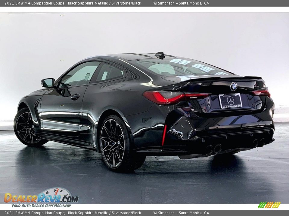 Black Sapphire Metallic 2021 BMW M4 Competition Coupe Photo #10