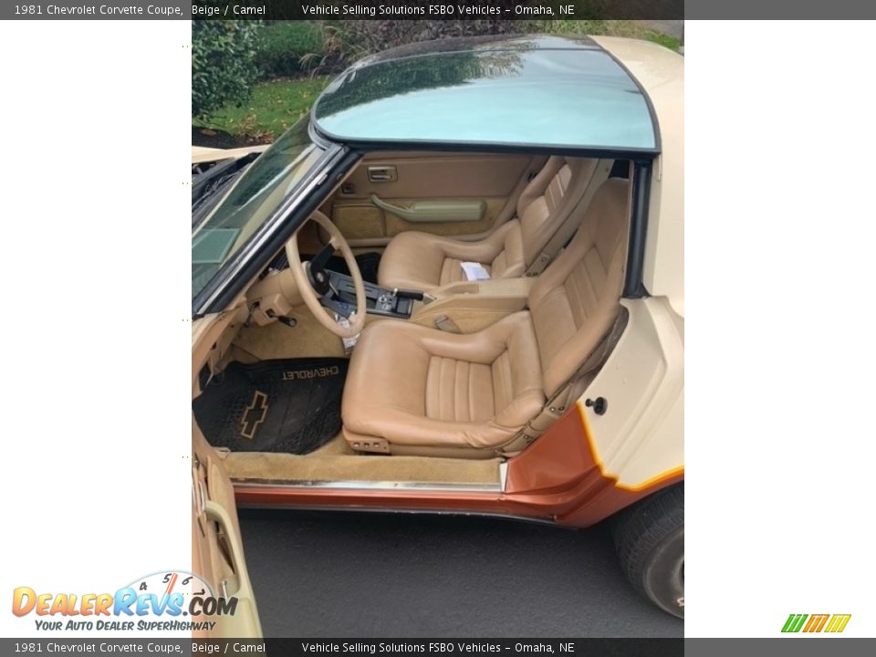 Front Seat of 1981 Chevrolet Corvette Coupe Photo #3