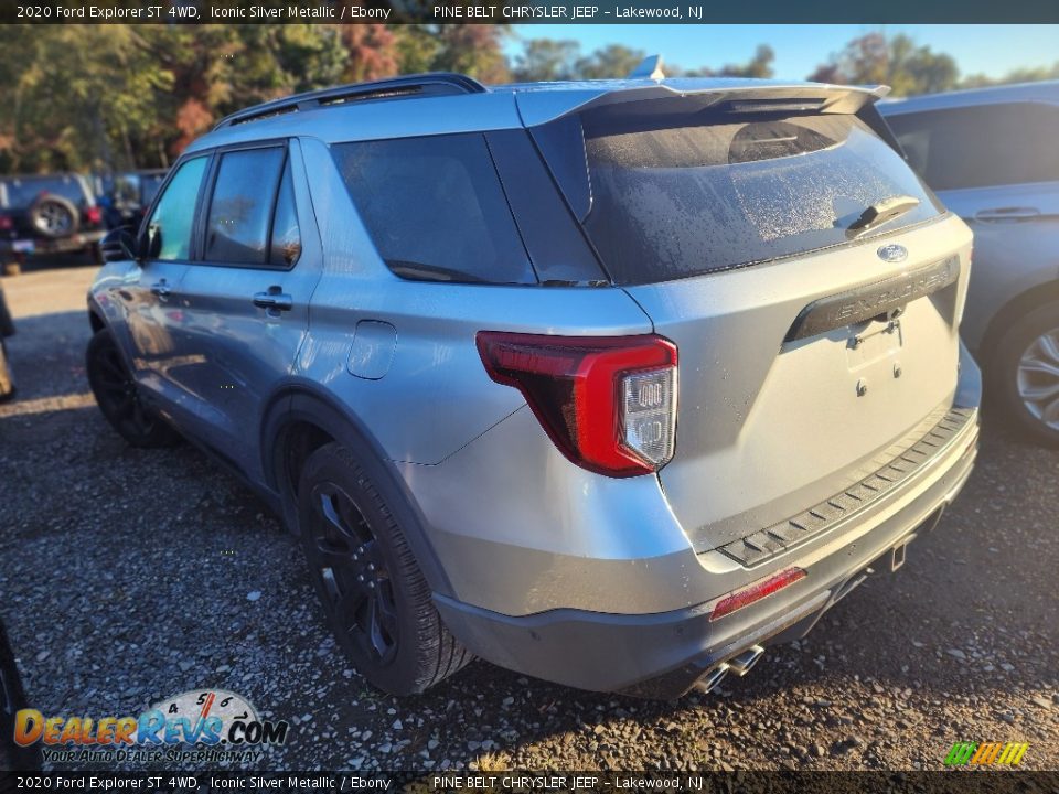 2020 Ford Explorer ST 4WD Iconic Silver Metallic / Ebony Photo #6