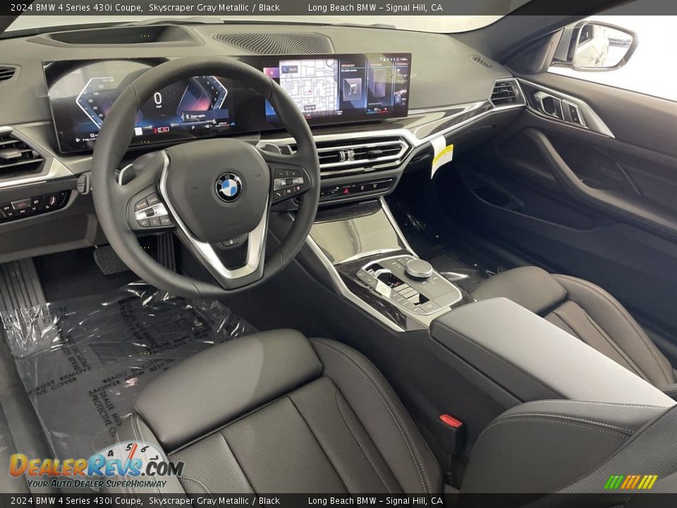 Black Interior - 2024 BMW 4 Series 430i Coupe Photo #12