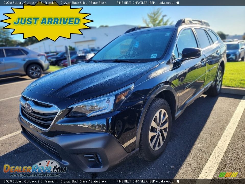 2020 Subaru Outback 2.5i Premium Crystal Black Silica / Slate Black Photo #1